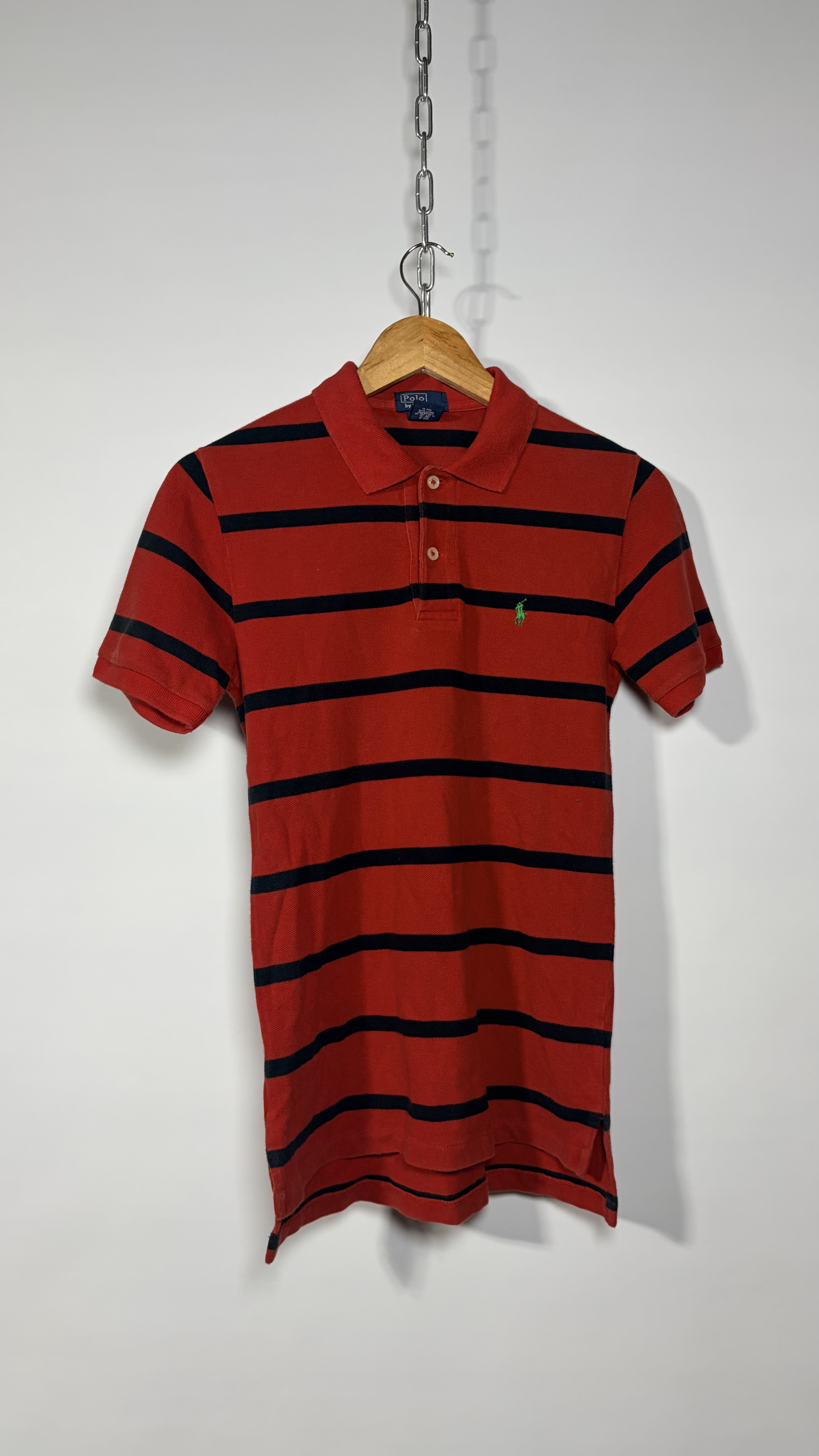 Polo Ralph Lauren ポロラルフローレン ポロシャツ 赤黒ボーダー