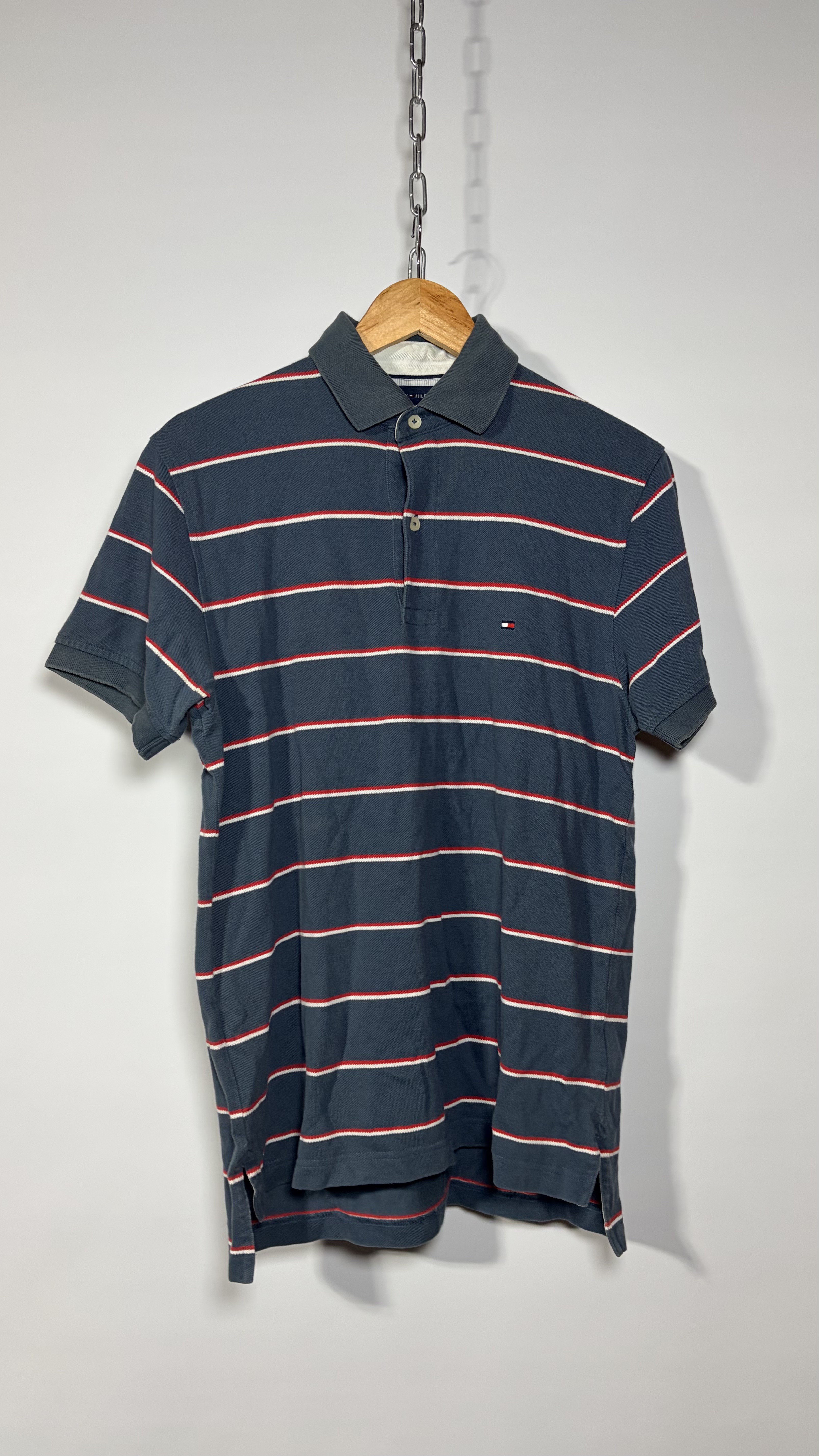 TOMMY HILFIGER トミーヒルフィガー ポロシャツ ネイビー